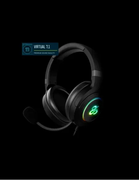 NEWSKILL AURICULARES GAMING SOBEK IVORY. RGB