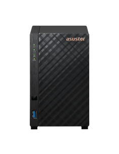 NAS ASUSTOR 2 BAY REALTEK RTD1619B, QUAD CORE 1.7 GHZ 1GBE PORT 1GB DDR4 USB 3.2