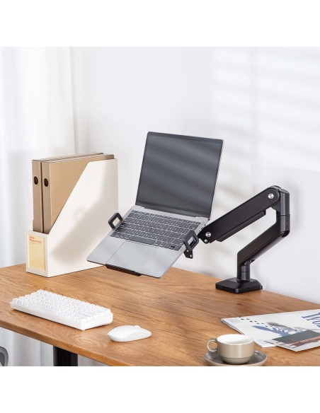 SOPORTE AISENS UNIVERSAL PORTATIL 12-17 PARA MONTAJE EN SOPORTE MONITOR NEGRO