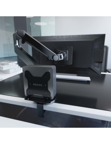 SOPORTE AISENS MINI PC MUY VERSATIL NEGRO