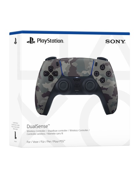 Sony DualSense Camuflaje, Gris Bluetooth Gamepad Analógico/Digital Android,  MAC, PC, PlayStation 5, iOS
