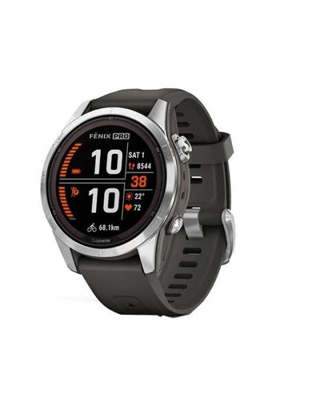 SMARTWATCH GARMIN GPS FENIX 7S PRO SOLAR SILVER-GR