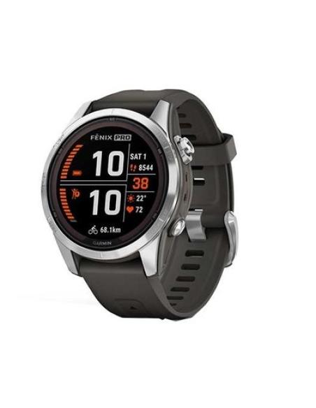 SMARTWATCH GARMIN GPS FENIX 7S PRO SOLAR SILVER-GR