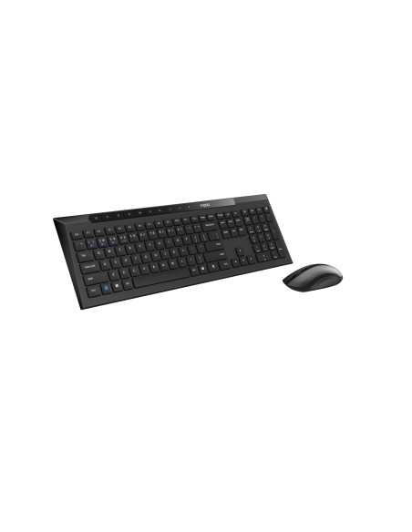 PACK RATON+TECLADO WIRELESS RAPOO 8210M BLACK