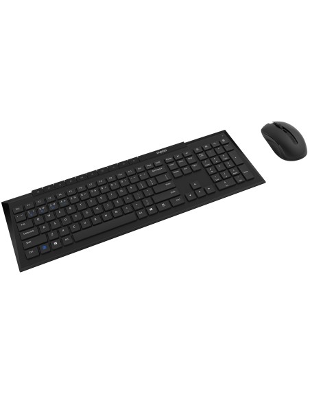 PACK RATON+TECLADO WIRELESS RAPOO 8210M BLACK