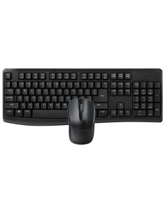 PACK RATON+TECLADO RAPOO X1800PRO BLACK