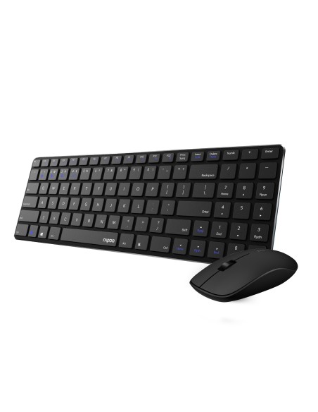 PACK RATON+TECLADO WIRELESS RAPOO 9300M BLACK