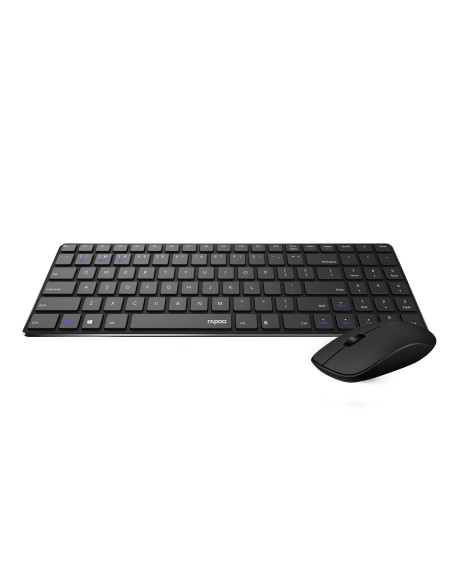 PACK RATON+TECLADO WIRELESS RAPOO 9300M BLACK