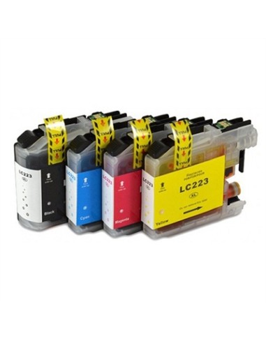 INKOEM Cartucho Compatible Brother LC223Y Amarillo - Imagen 1