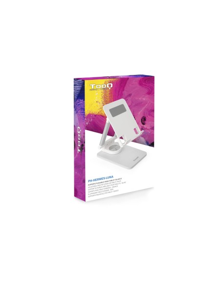 SOPORTE PLEGABLE PARA TABLET HASTA 12.9" BLANCO