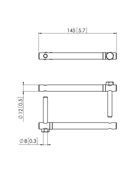 ACOPLADOR DE CONEXIÓN GRANDE VOGEL'S / PLATA