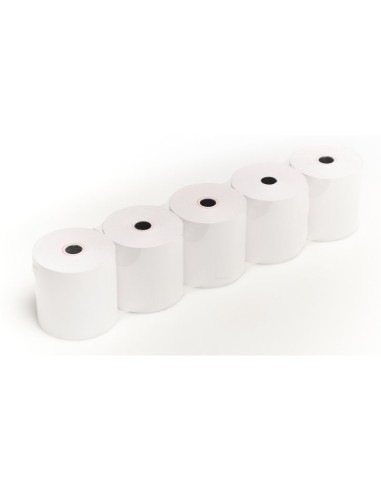 iggual Pack 5 rollos papel térmico sin BPA 80X80mm