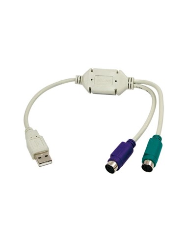 ADAPTADOR USB-M A 2X PS2-H LOGILINK AU0004A