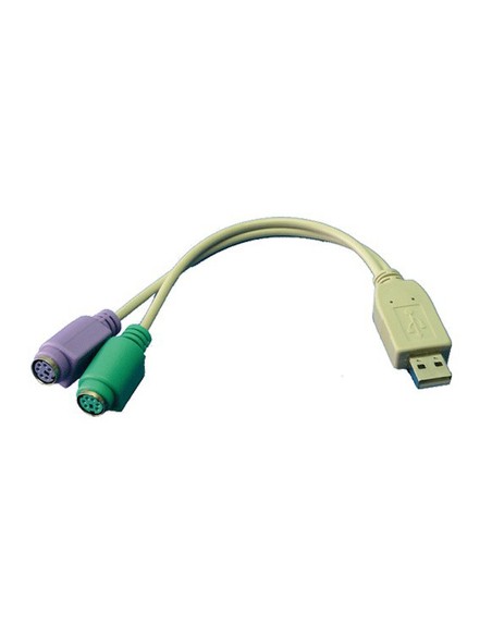 ADAPTADOR USB-M A 2X PS2-H LOGILINK AU0004A