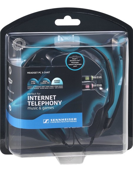 Sennheiser PC 3 Chat Binaural Diadema Negro