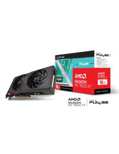 VGA SAPPHIRE PULSE RADEON RX 7600 XT GAMING OC 16GB,AMD,RX7600XT,16GB,GDDR6,128BIT,2HDMI+2DP (2 VENTILADORES)