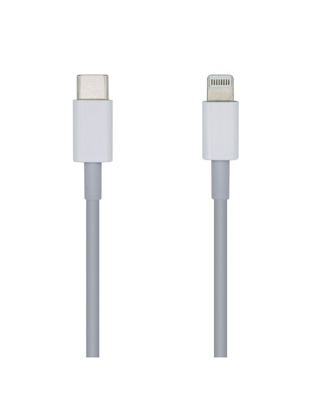 Aisens Cable Lightning-M a USB-C 2.0-M blanco 2.0m