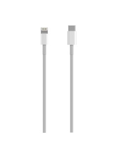 Aisens Cable Lightning-M a USB-C 2.0-M blanco 0.5m
