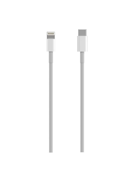 Aisens Cable Lightning-M a USB-C 2.0-M blanco 0.5m
