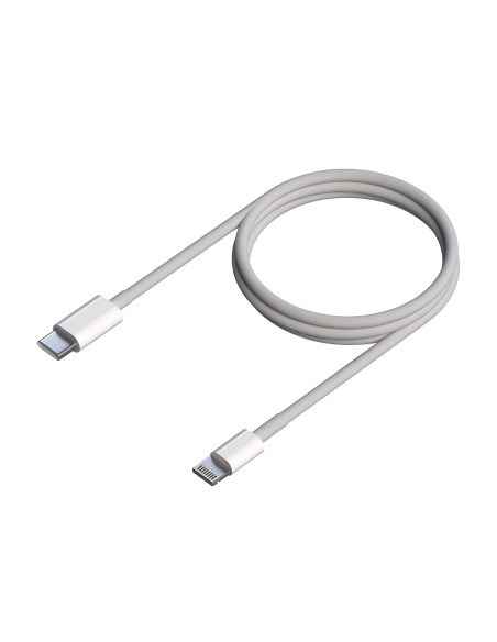 Aisens Cable Lightning-M a USB-C 2.0-M blanco 0.5m