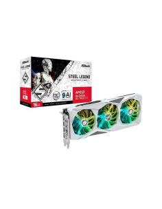 TARJETA GRÁFICA ASROCK RX 7600XT STEEL LEGEND OC 16GB GDDR