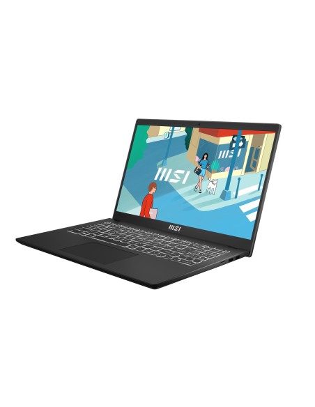 MSI PORTATIL MODERN 15 H B13M-008XES. 15.6" FHD (1920*1080), 60HZ. I7-13620H. IRIS XE GRAPHICS. DDR IV 16GB*2 (3200MHZ). 512GB P