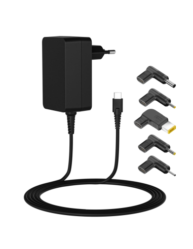 CARGADOR LEOTEC NOTEBOOK USB-C 45W + 5 PUNTAS