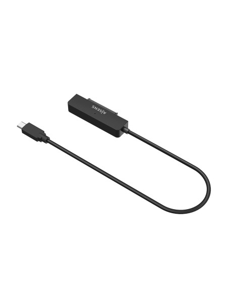 ADAPTADOR AISENS SATA A USB-C USB 3.0 3.1 GEN1 DISCOS 2.5 NEGRO