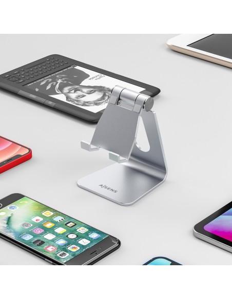 SOPORTE AISENS SOBREMESA M AJUSTABLE (1 PIVOTE) MOVIL TABLET