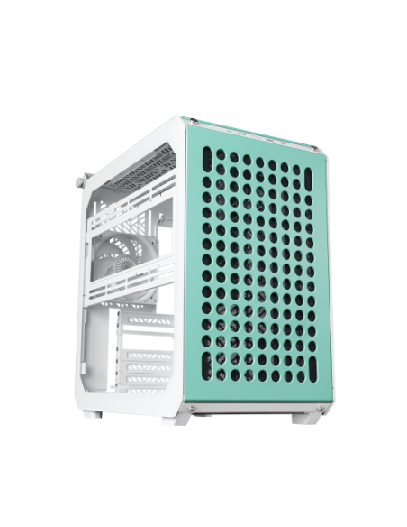 Cooler Master QUBE 500 Flatpack Macaron Edition Midi Tower Crema de color, Color menta, Rosa