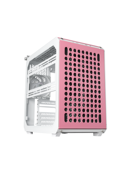 Cooler Master QUBE 500 Flatpack Macaron Edition Midi Tower Crema de color, Color menta, Rosa