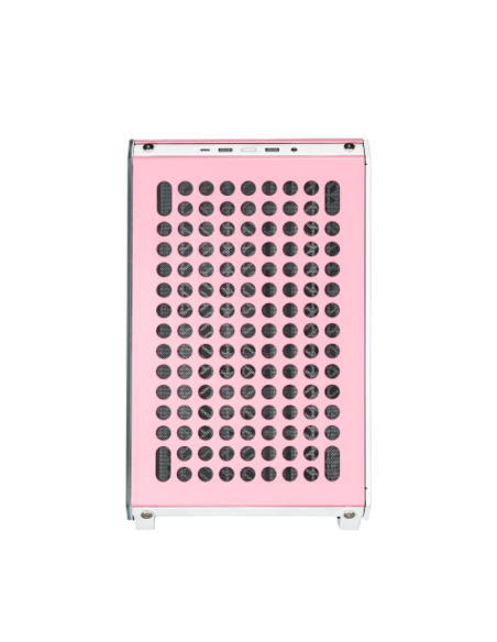 Cooler Master QUBE 500 Flatpack Macaron Edition Midi Tower Crema de color, Color menta, Rosa