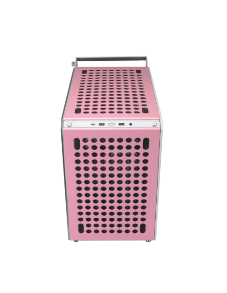 Cooler Master QUBE 500 Flatpack Macaron Edition Midi Tower Crema de color, Color menta, Rosa