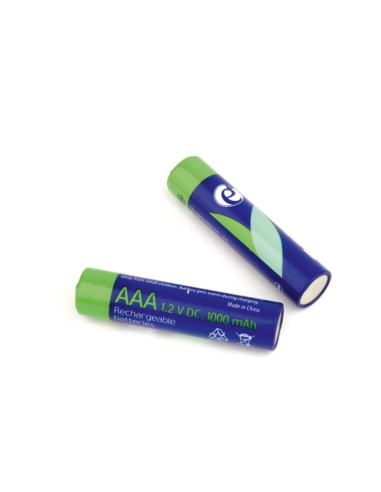 PILAS AAA GEMBIRD NI-MH RECHARGEABLE 1000MAH 2PCS BLISTER PACK
