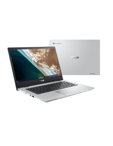 ASUS Chromebook CX1400FKA-EC0077 - Ordenador Portátil 14" Full HD (Intel Celeron N4500, 8GB RAM, 128GB eMMC, UHD Graphics, Chrom