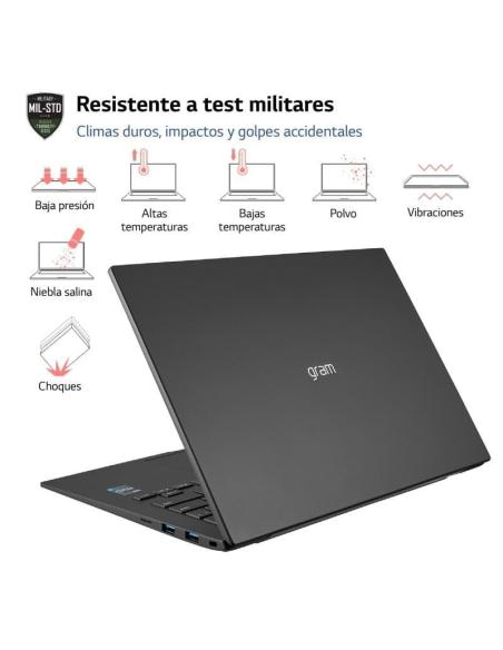LG PORTATIL (14Z90R-G.AD75B) GRAM, 14", I7, 32GB RAM, 512GB SSD, WIFI 6, WIN 11 HOME