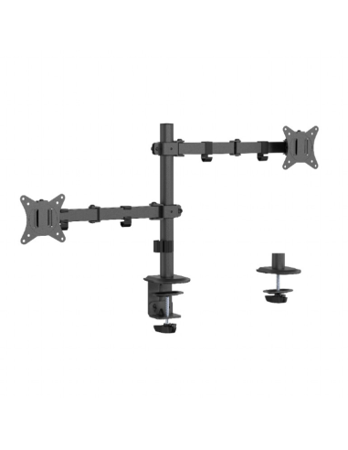 BRAZO DE MONITOR GEMBIRD PARA 2 PANTALLAS DE ESCRITORIO AJUSTABLE 17-32 PULG
