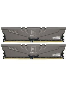 MEMORIA KIT DDR4 32GB(2X16GB)PC4-25600 3200MHZ TEAMGROUP EXPERT GRIS C16 1.35V