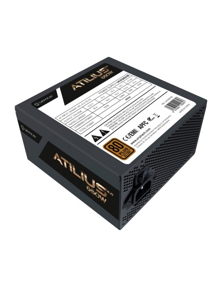 FUENTE ALIMENTACION ATX  650W UNYKA GAMING ATILIUS II 85 EFICIENCIA 120MM 212601