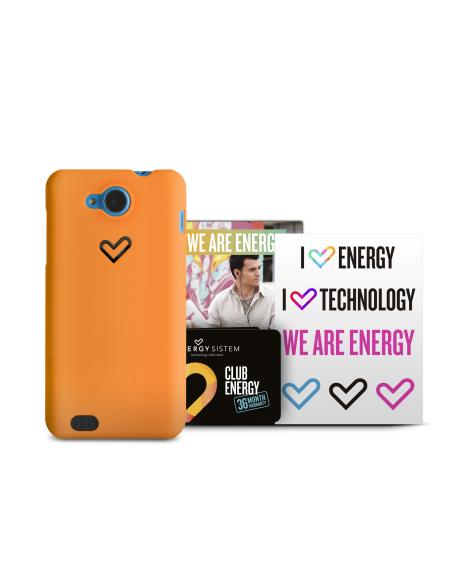 FUNDA SMARTPHONE ENERGY PHONE COLORS NARANJA  422937