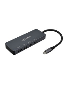 HUB USB 3.2 GEN1 5G USB-C USB-CM-4XUSB-CH GRIS 15CM AISENS A109-0745