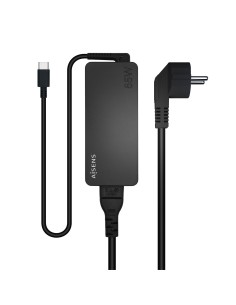 CARGADOR 65W PD3.0 1XUSB-C 1.8M NEGRO AISENS ASCH-1PD65D-BK