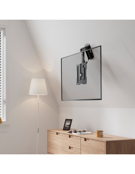 SOPORTE TV MONITOR TECHO GIRATORIO PLEGABLE 20KG 19-43 NEGRO AISENS CT43S-187