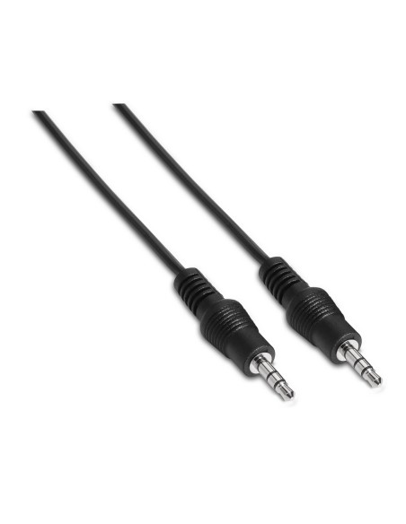CABLE AUDIO ESTEREO JACK 3.5M-JACK 3.5M NEGRO 10M AISENS A128-0144