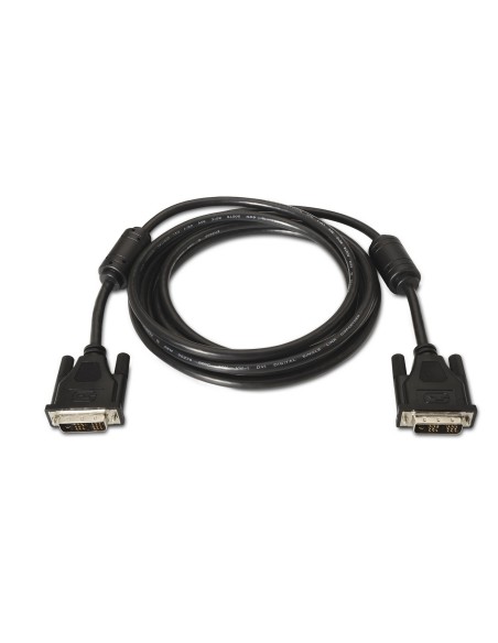 CABLE DVI SINGLE LINK 181 CON FERRITA M-M NEGRO 1.8M AISENS A117-0086
