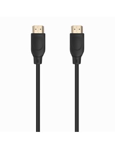 CABLE HDMI V2.0 PREMIUM ALTA VELOCIDAD 4K60HZ AM-AM NEGRO 2.0M AISENS A120-0724