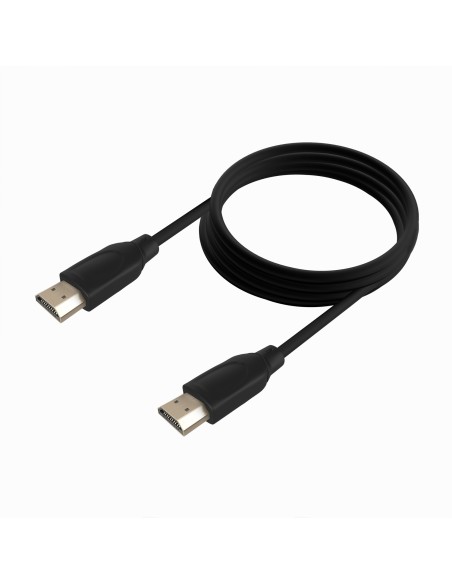 CABLE HDMI V2.0 PREMIUM ALTA VELOCIDAD 4K60HZ AM-AM NEGRO 2.0M AISENS A120-0724