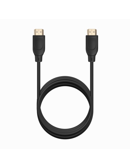 CABLE HDMI V2.0 PREMIUM ALTA VELOCIDAD 4K60HZ AM-AM NEGRO 2.0M AISENS A120-0724