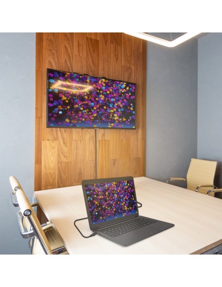 CABLE HDMI V2.0 PREMIUM ALTA VELOCIDAD 4K60HZ AM-AM NEGRO 2.0M AISENS A120-0724