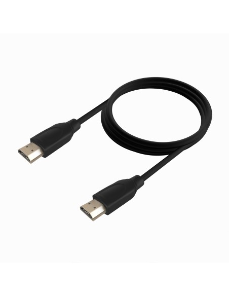 CABLE HDMI V2.0 PREMIUM ALTA VELOCIDAD 4K60HZ AM-AM NEGRO 1.5M AISENS A120-0723